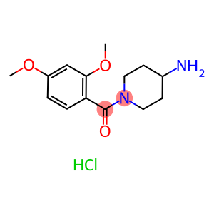 1-(2,4-dimethoxybenzoyl)piperidin-4-amine hydrochloride