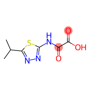 [(5-Isopropyl-1,3,4-thiadiazol-2-yl)amino](oxo)acetic acid