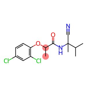 N-(2-cyano-3-methylbutan-2-yl)-2-(2,4-dichlorophenoxy)propanamide