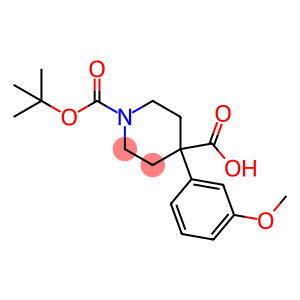 1-(tert-Butoxycarbonyl)-4-(3-methoxyphenyl)piperidine-4-carboxylic acid