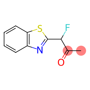 2-Propanone,1-(2-benzothiazolyl)-1-fluoro-(9CI)