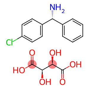 (R)-(4-Chlorophenyl)(phenyl)methanamine L-tartrate salt