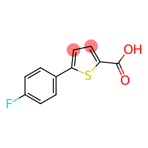 2-Carboxy-5-(4-fluorophenyl)thiophene, 1-(5-Carboxythien-2-yl)-4-fluorobenzene, 5-(4-Fluorophenyl)-2-thenoic acid