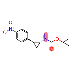Carbamic acid, [2-(4-nitrophenyl)cyclopropyl]-, 1,1-dimethylethyl ester,trans-