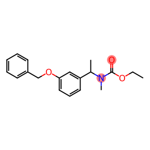 N-[1-(3'-Benzyloxyphenyl)ethyl]-N-methyl-O-ethylcarbamate
