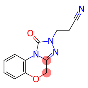 JRH-07201, 3-(2,4-Dihydro-1-oxo-1,2,4-triazolo(3,4-c)(1,4)-benzoxazin-2-yl)propionitrile, 97%