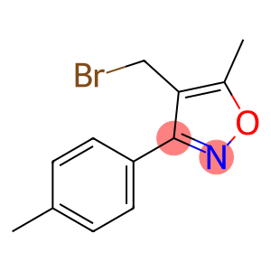 Isoxazole, 4-(bromomethyl)-5-methyl-3-(4-methylphenyl)-
