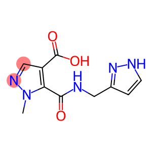 1-methyl-5-{[(1H-pyrazol-5-ylmethyl)amino]carbonyl}-1H-pyrazole-4-carboxylic acid