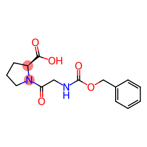 1-[N-[(phenylmethoxy)carbonyl]glycyl]-L-proline