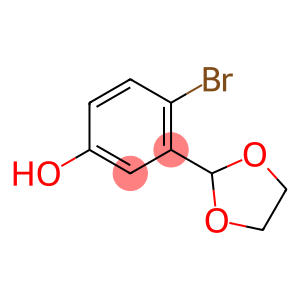 2-溴-3-(1,3-二氧杂环戊烷-2-基)苯酚