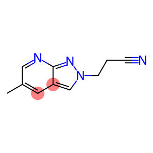 3-(5-甲基-2H-吡唑并[3,4-B]吡啶-2-基)丙腈