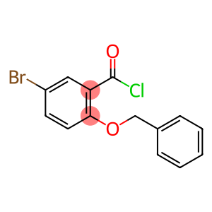 2-(benzyloxy)-5-bromobenzoyl chloride