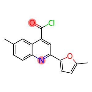 6-甲基-2-(5-甲基-2-呋喃)喹啉-4-甲酰氯