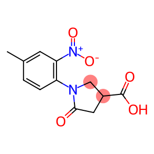 1-(4-methyl-2-nitrophenyl)-5-oxopyrrolidine-3-carboxylic acid