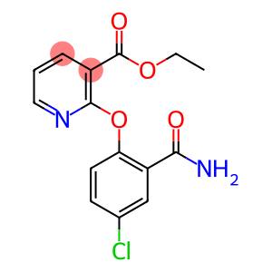ethyl 2-[2-(aminocarbonyl)-4-chlorophenoxy]nicotinate