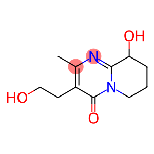 4H-Pyrido[1,2-a]pyrimidin-4-one, 6,7,8,9-tetrahydro-9-hydroxy-3-(2-hydroxyethyl)-2-methyl-