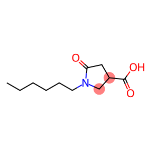3-pyrrolidinecarboxylic acid, 1-hexyl-5-oxo-