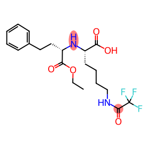 (2S)-2-[[(2S)-1-ethoxy-1-oxo-4-phenylbutan-2-yl]amino]-6-[(2,2,2-trifluoro-1-oxoethyl)amino]hexanoic acid