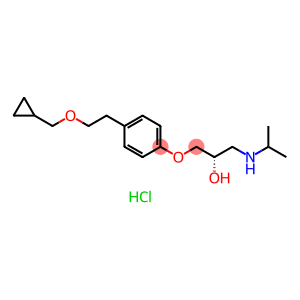 2-Propanol, 1-[4-[2-(cyclopropylmethoxy)ethyl]phenoxy]-3-[(1-methylethyl)amino]-, hydrochloride, (S)-
