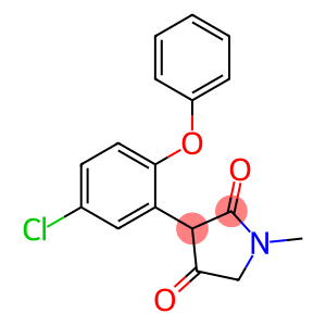 3 -(5-氯-2-苯氧基苯基)-1-甲基吡咯烷-2,4-二 酮