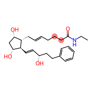 (5E)-N-ethyl-7-[(1R,2R,3R,5S)-3,5-dihydroxy-2-[(1E,3S)-3-hydroxy-5-phenyl-1-pentenyl]-cyclopentyl]hept-5-enamide