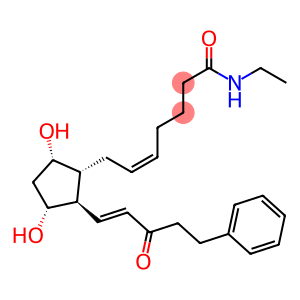 (5Z)-7-[(1R,2R,3R,5S)-3,5-Dihydroxy-2-[(1E)-3-oxo-5-phenyl-1-penten-1-yl]cyclopentyl]-N-ethyl-5-heptenaMide
