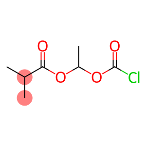 Propanoic acid, 2-methyl-, 1-[(chlorocarbonyl)oxy]ethyl ester