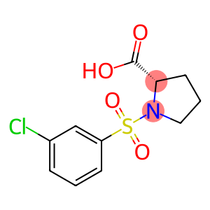 (S)-Methyl 1-((3-chlorophenyl)sulfonyl)pyrrolidine-2-carboxylate