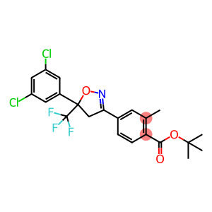 4-(5-(3,5-dichlorophenyl)-5-(trifluoromethyl)-4,5-dihydroisoxazol-3-yl)-2-methyl tert-butyl benzoate