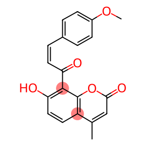 7-hydroxy-8-[3-(4-methoxyphenyl)acryloyl]-4-methyl-2H-chromen-2-one