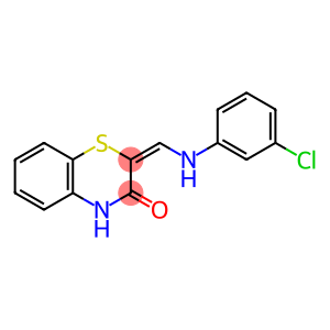 2-[(3-CHLOROANILINO)METHYLENE]-2H-1,4-BENZOTHIAZIN-3(4H)-ONE