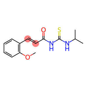 N-[(isopropylamino)carbonothioyl]-3-(2-methoxyphenyl)acrylamide