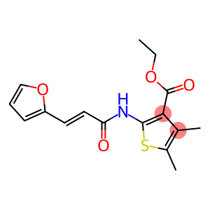 ethyl (E)-2-(3-(furan-2-yl)acrylamido)-4,5-dimethylthiophene-3-carboxylate