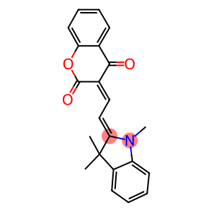 3-[2-(1,3,3-trimethyl-1,3-dihydro-2H-indol-2-ylidene)ethylidene]-2H-chromene-2,4(3H)-dione