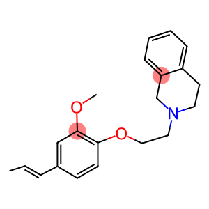 2-{2-[2-methoxy-4-(1-propenyl)phenoxy]ethyl}-1,2,3,4-tetrahydroisoquinoline