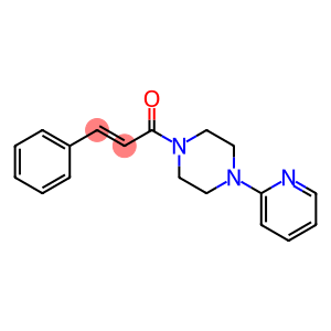 2-Propen-1-one, 3-phenyl-1-[4-(2-pyridinyl)-1-piperazinyl]-, (2E)-