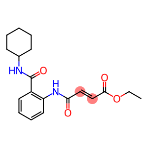ethyl 4-{2-[(cyclohexylamino)carbonyl]anilino}-4-oxo-2-butenoate