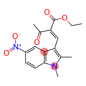 ethyl 2-acetyl-3-{5-nitro-1,2-dimethyl-1H-indol-3-yl}acrylate