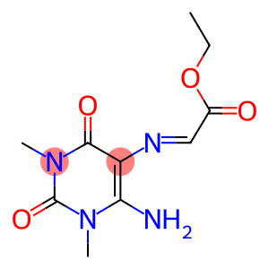ethyl [(6-amino-1,3-dimethyl-2,4-dioxo-1,2,3,4-tetrahydro-5-pyrimidinyl)imino]acetate