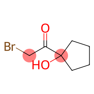 Ethanone, 2-bromo-1-(1-hydroxycyclopentyl)- (9CI)