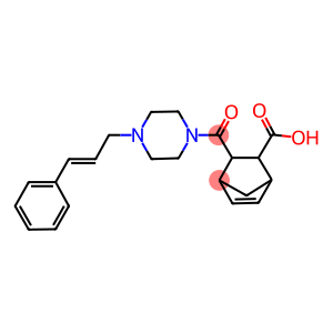 3-[(4-cinnamyl-1-piperazinyl)carbonyl]bicyclo[2.2.1]hept-5-ene-2-carboxylic acid