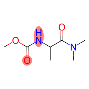 Carbamic  acid,  [2-(dimethylamino)-1-methyl-2-oxoethyl]-,  methyl  ester  (9CI)