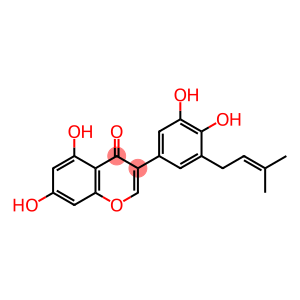 4H-1-Benzopyran-4-one, 3-[3,4-dihydroxy-5-(3-methyl-2-buten-1-yl)phenyl]-5,7-dihydroxy-