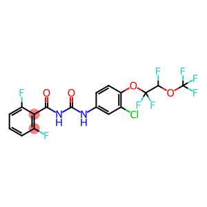Benzamide, N-3-chloro-4-1,1,2-trifluoro-2-(trifluoromethoxy)ethoxyphenylaminocarbonyl-2,6-difluoro-
