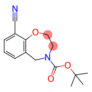 tert-butyl 9-cyano-2,3-dihydrobenzo[f][1,4]oxazepine-4(5H)-carboxylate