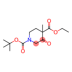 1-tert-Butyl 4-ethyl 4-methyl-3-oxopiperidine-1,4- dicarboxylate...
