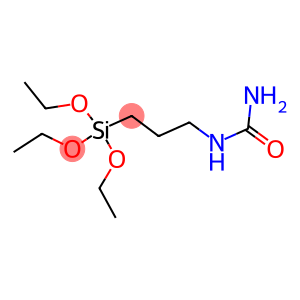 (3-silylpropyl)-uresi-(ethoxyandmethoxy)derivs.
