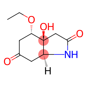 1H-Indole-2,6-dione,4-ethoxyhexahydro-3a-hydroxy-,[3aS-(3aalpha,4bta,7abta)]-(9CI)