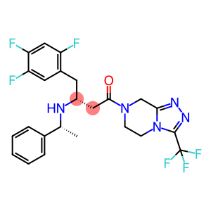 1-Butanone, 1-[5,6-dihydro-3-(trifluoromethyl)-1,2,4-triazolo[4,3-a]pyrazin-7(8H)-yl]-3-[[(1R)-1-phenylethyl]amino]-4-(2,4,5-trifluorophenyl)-, (3R)-