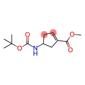 1-Cyclopentene-1-carboxylic acid, 4-[[(1,1-diMethylethoxy)carbonyl]aMino]-, Methyl ester